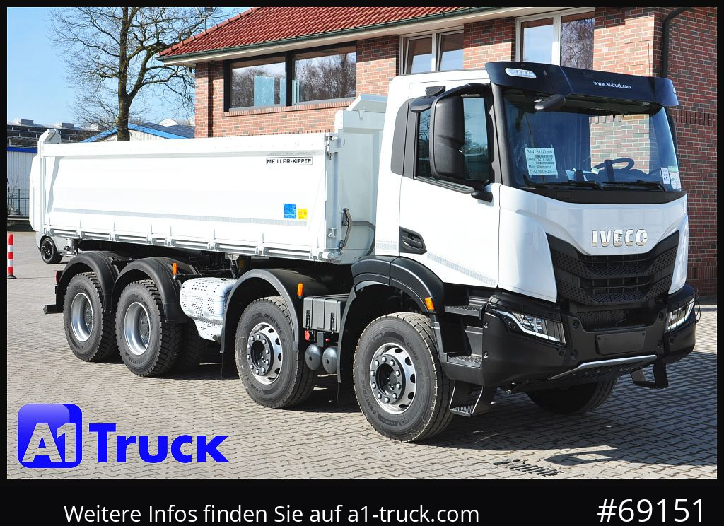 Camión volquete IVECO X-Way 480, Meiller 3 Seiten Kipper,