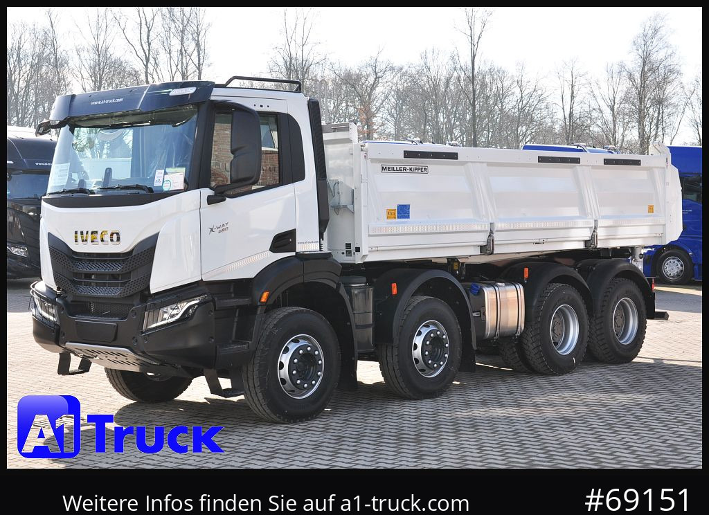 Camión volquete IVECO X-Way 480, Meiller 3 Seiten Kipper,