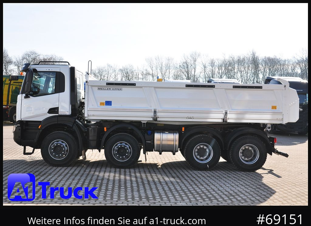 Camión volquete IVECO X-Way 480, Meiller 3 Seiten Kipper,