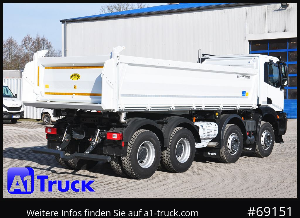 Camión volquete IVECO X-Way 480, Meiller 3 Seiten Kipper,