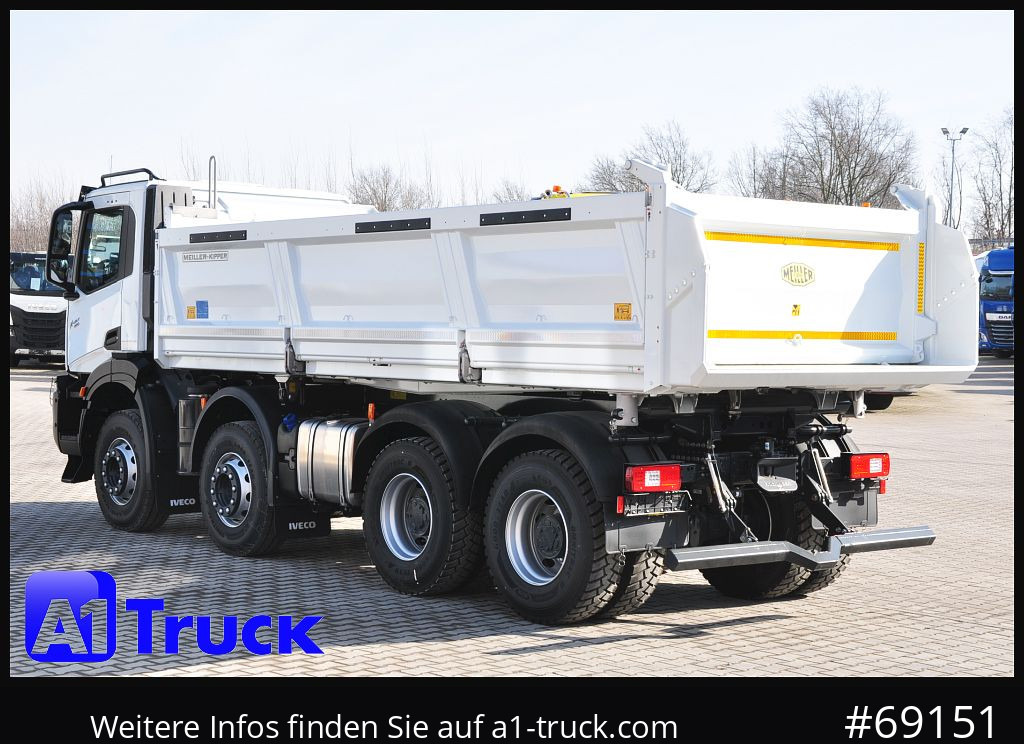 Camión volquete IVECO X-Way 480, Meiller 3 Seiten Kipper,