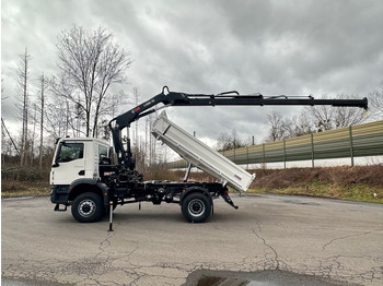 Camión volquete, Camión grúa nuevo MAN TGM 18.320 4x4 Euro6e Hiab X-HiDuo 138DS-3: foto 4