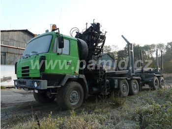 Camión para transporte de madera TATRA T815-2 Z208 6x6.1 + trailer: foto 1