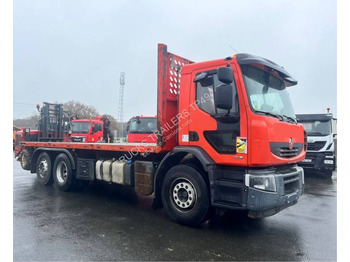 Camión caja abierta, Carretilla elevadora transportable Renault Premium Lander 380.26 DXI: foto 3