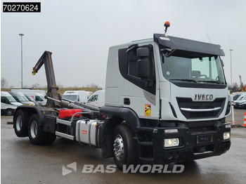 Camión multibasculante Iveco Stralis 460 6X2 20tons Marrel hooklift Lift Axle ACC Euro 6: foto 4