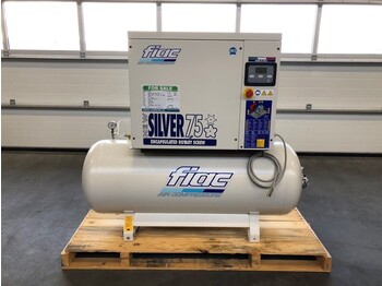 Compresor de aire nuevo Fiac New Silver 7.5 / 300 Silent 5.5 kW 720 L / min  10 Bar Elektrische schroefcompressor met ketel: foto 2