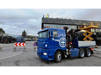 Camión grúa, Camión caja abierta DAF XF 6x4 FASSI 450 Euro 5 FLY JIB WINDE: foto 4