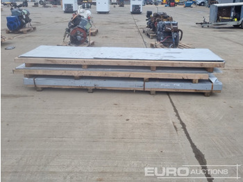 Equipo de construcción Corrugated Roofing Sheets (2 Pallets of), 4' x 10' Metal Sheets (1 Pallet of): foto 2