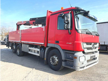 Arrendamiento de Mercedes-Benz Actros 2541 L/6x2 NLA Pritsche Heckkran Fg.: L81  Mercedes-Benz Actros 2541 L/6x2 NLA Pritsche Heckkran Fg.: L81: foto 2