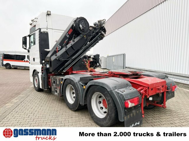 Cabeza tractora MAN TGX 26.480 6x4 BLS mit Kran Hiab 288E-6 Hipro,: foto 15