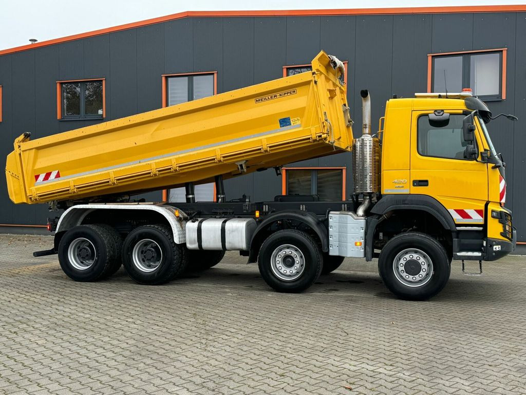 Camión volquete Volvo FMX420 8x6 Dreiseitenkipper Bordmatik MEILLER: foto 10