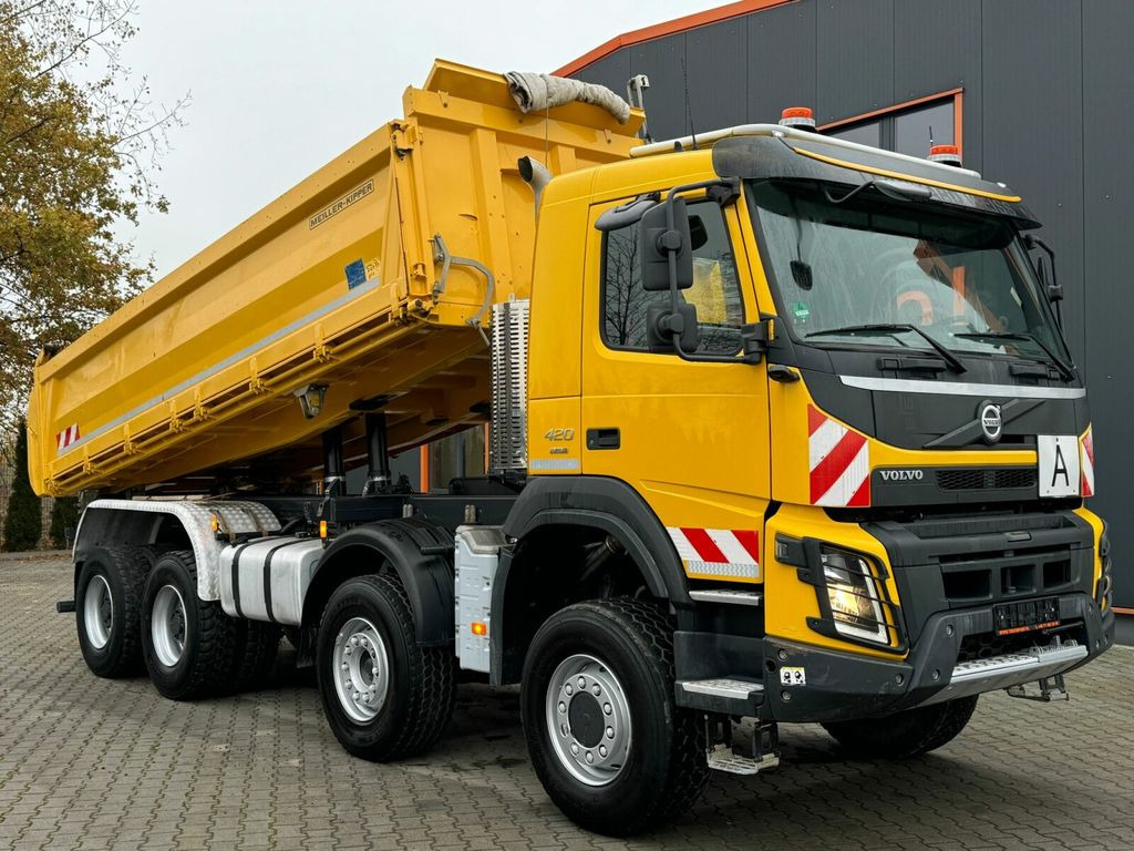 Camión volquete Volvo FMX420 8x6 Dreiseitenkipper Bordmatik MEILLER: foto 9