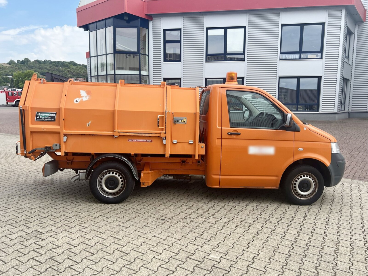 Camión de basura para transporte de basura Volkswagen T5 1.9 TDI 4x2 Müllwagen T5 1.9 TDI 4x2, Hagemann Müllpreßaufbau ca. 3,4m³, Rechtslenker: foto 10