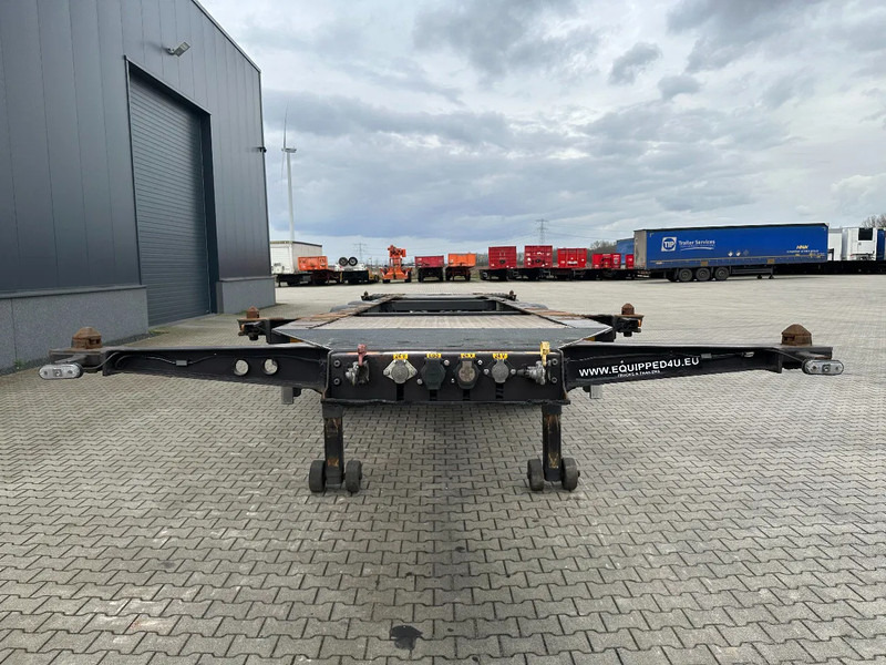 Semirremolque portacontenedore/ Intercambiable Burg 20FT ADR, Leergewicht : 3.690kg, SAF INTRADISC, 2x Liftachse, NL, APK/ADR: 10-2025, 70% Reifen: foto 14