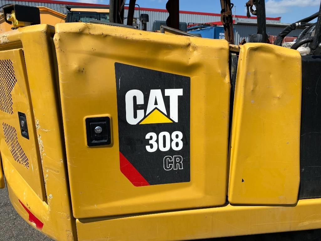 Excavadora de cadenas CAT CAT 308 CR avec Certificat CE Origine Française: foto 43