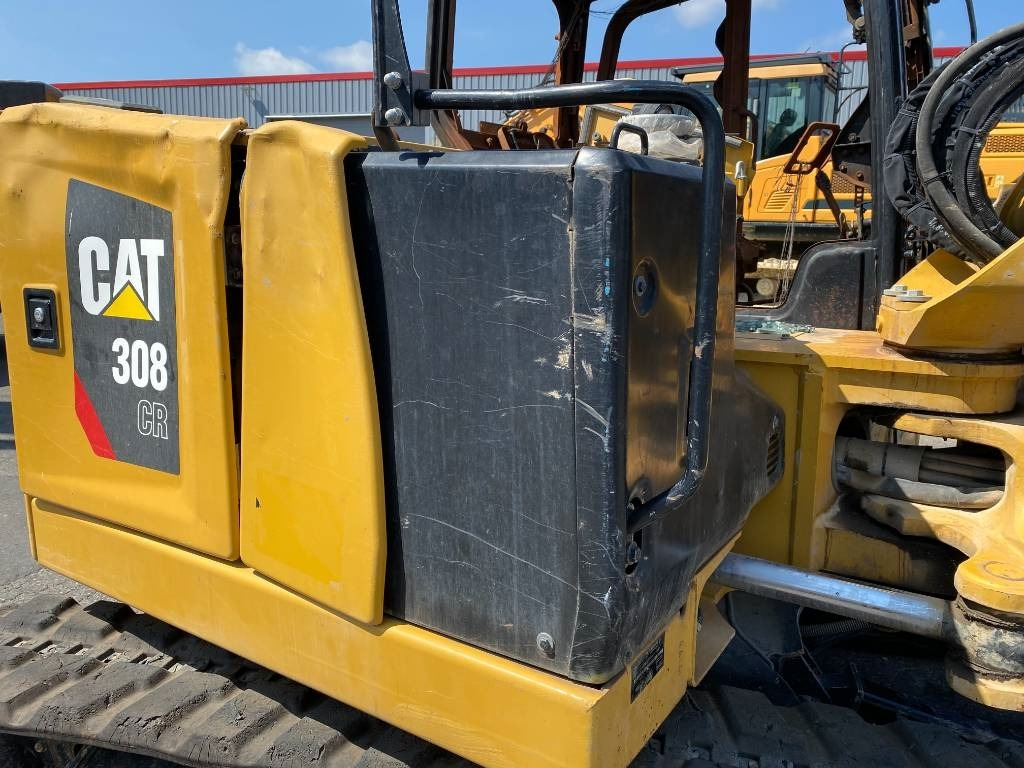 Excavadora de cadenas CAT CAT 308 CR avec Certificat CE Origine Française: foto 45