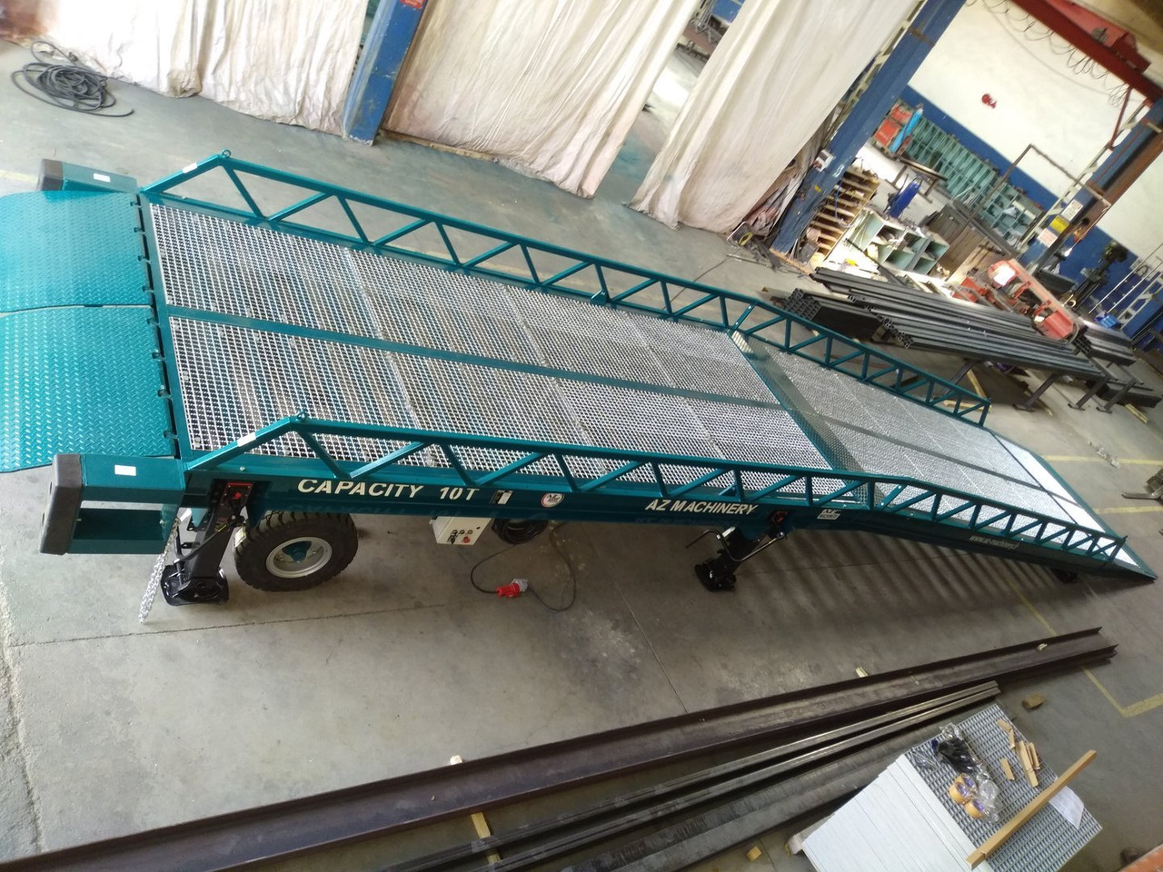 Rampa de carga nuevo Loading Ramp with with electro hydraulic tilting bridge -  AZ RAMP - STAR- 15T-ZR-LLO-E: foto 7