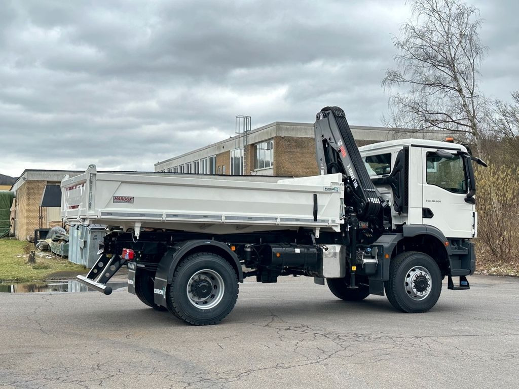 Camión volquete, Camión grúa nuevo MAN TGM 18.320 4x4 Euro6e Hiab X-HiDuo 138DS-3: foto 16