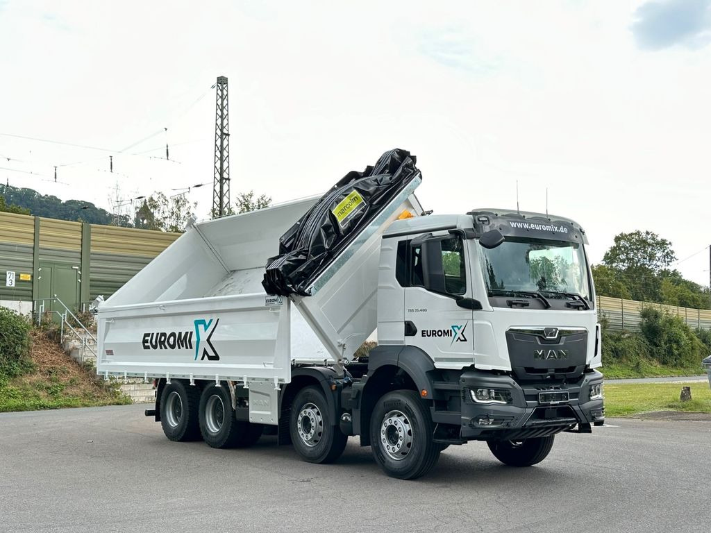 Camión volquete nuevo MAN TGS 35.480 8x4 EuromixMTP 3-Seiten-Kipper: foto 18