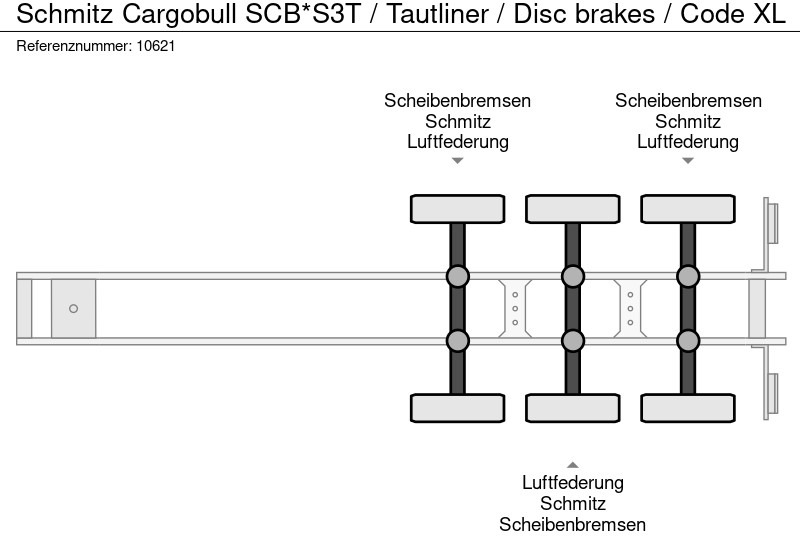 Semirremolque lona Schmitz Cargobull SCB*S3T / Tautliner / Disc brakes / Code XL: foto 10