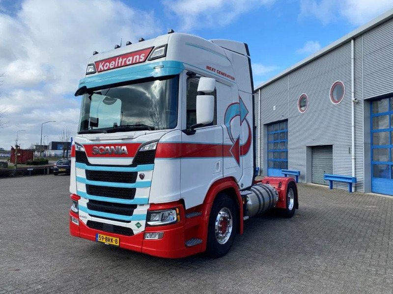 Cabeza tractora Scania NGS R410 / RETARDER / PARKCOOL / NL TRUCK / LNG / LEATHER / ALCOA / TUV:08-04-2025 / AUTOMATIC / EURO-6 / 2021 / 7X ON STOCK: foto 1