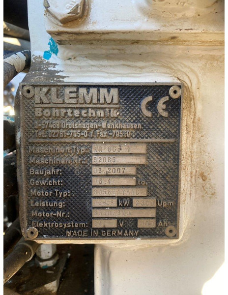 Perforadora Klemm KR 805-1: foto 7