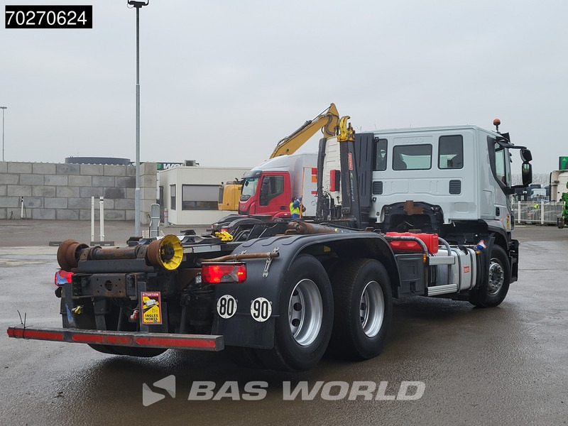 Camión multibasculante Iveco Stralis 460 6X2 20tons Marrel hooklift Lift Axle ACC Euro 6: foto 14