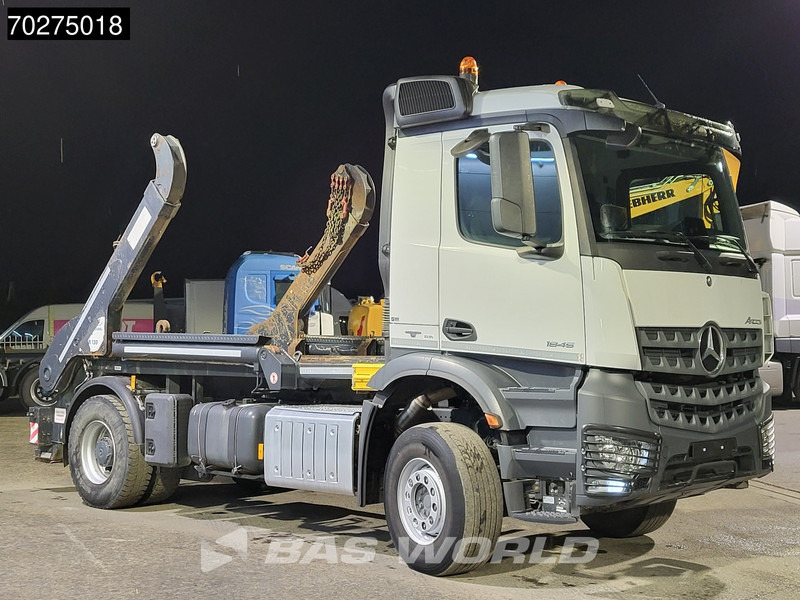 Camión portacontenedor de cadenas Mercedes-Benz Arocs 1845 4X2 Skiploader Automatic Big-Axle ADR Euro 6: foto 15