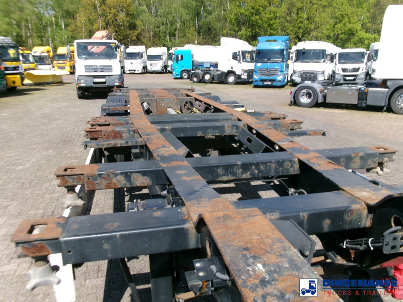 Camión portacontenedore/ Intercambiable Krone 3-axle container trailer 20-30-40-45 ft DA08LNA: foto 8