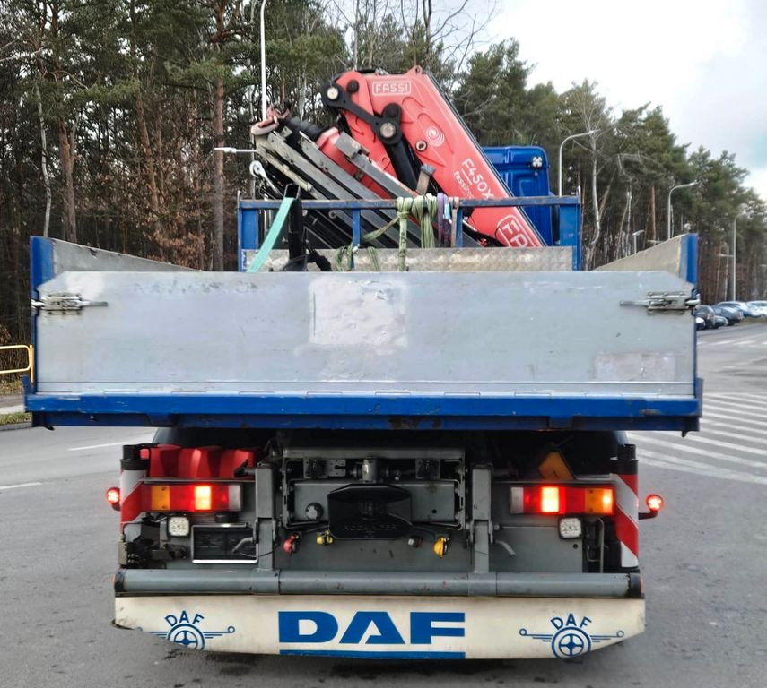 Camión grúa, Camión caja abierta DAF XF 6x4 FASSI 450 Euro 5 FLY JIB WINDE: foto 9