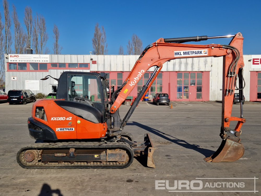 Miniexcavadora Kubota KX080: foto 6