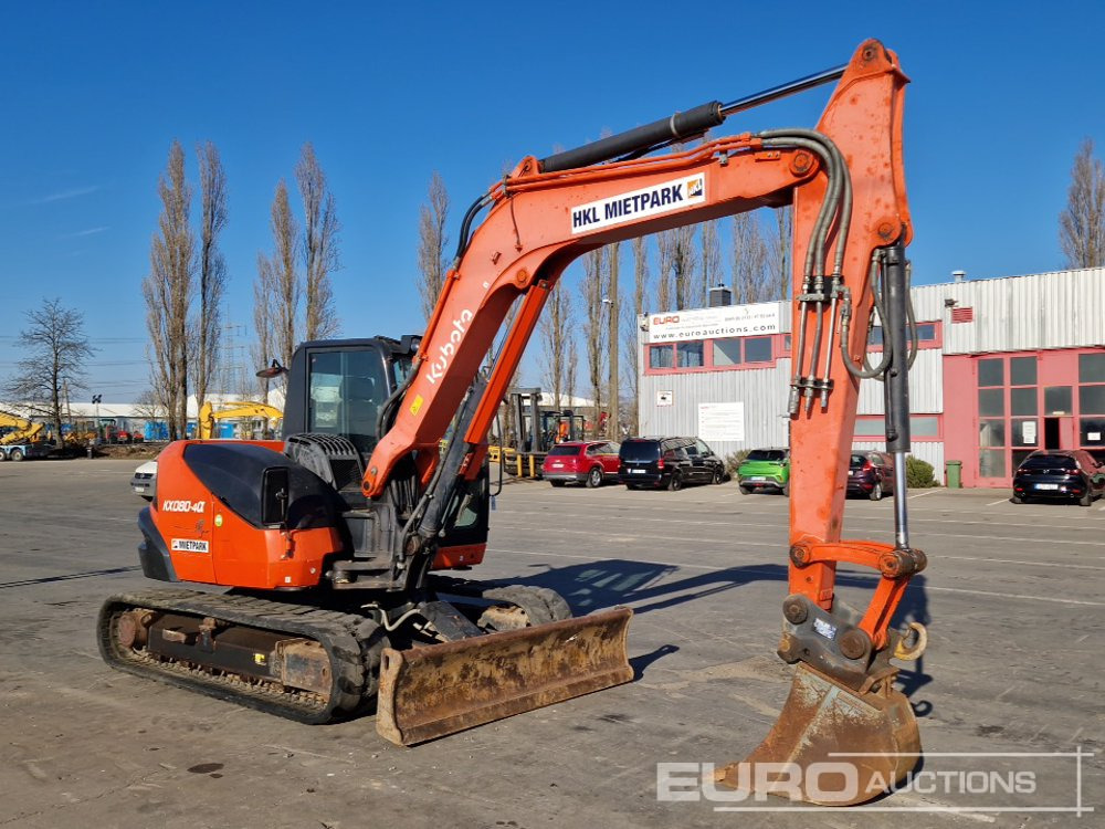 Miniexcavadora Kubota KX080: foto 7