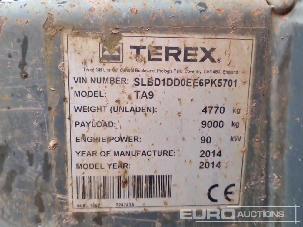 Minidumper 2014 Terex TA9: foto 38